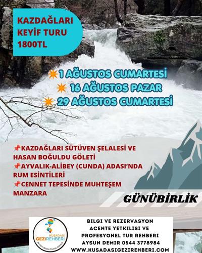 KAZDAĞLARI AYVALIK TURU
